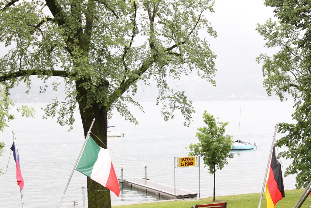Osteria La Riva Hotel Minusio Eksteriør billede